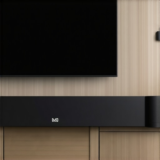 Elegant modern multiroom home audio setup with wireless speakers and smart controls