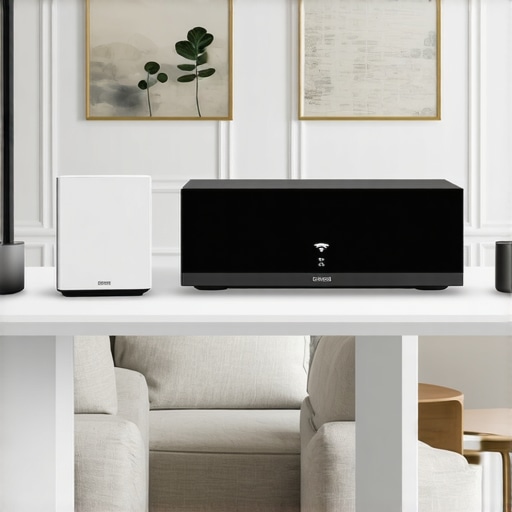 Modern home with strategically placed Wi-Fi speakers for seamless multiroom audio