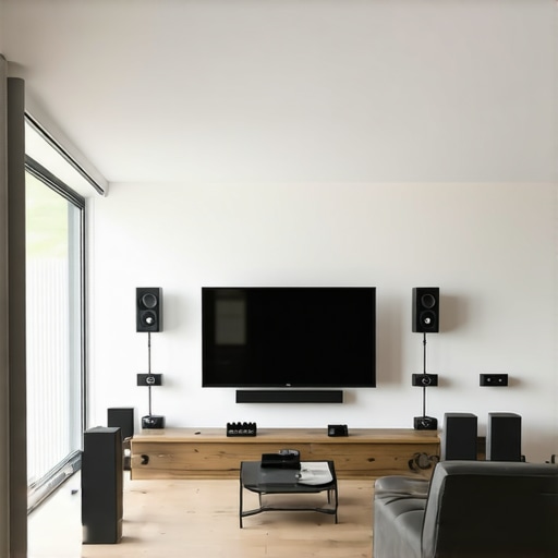 Smart home with wireless speakers and mesh Wi-Fi network