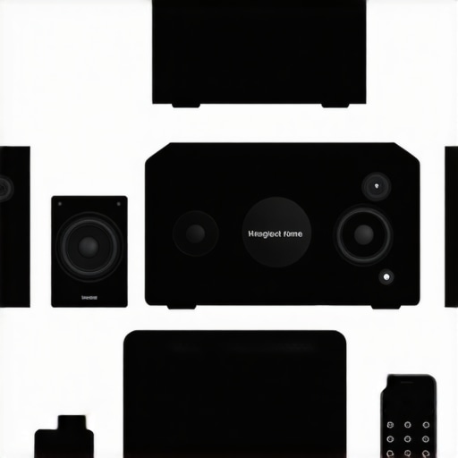 Home audio system with wireless speakers and smart controls