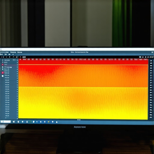 Screenshot of a Wi-Fi heatmap indicating signal strength across different rooms in a house